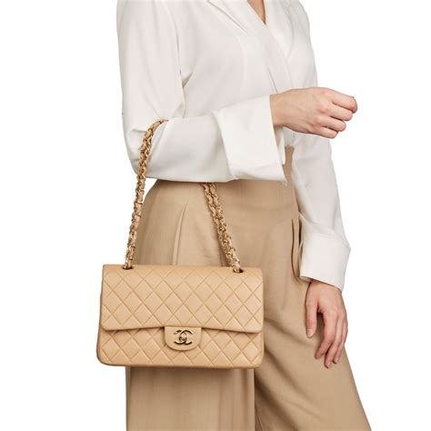 chanel white flap|chanel classic flap beige.